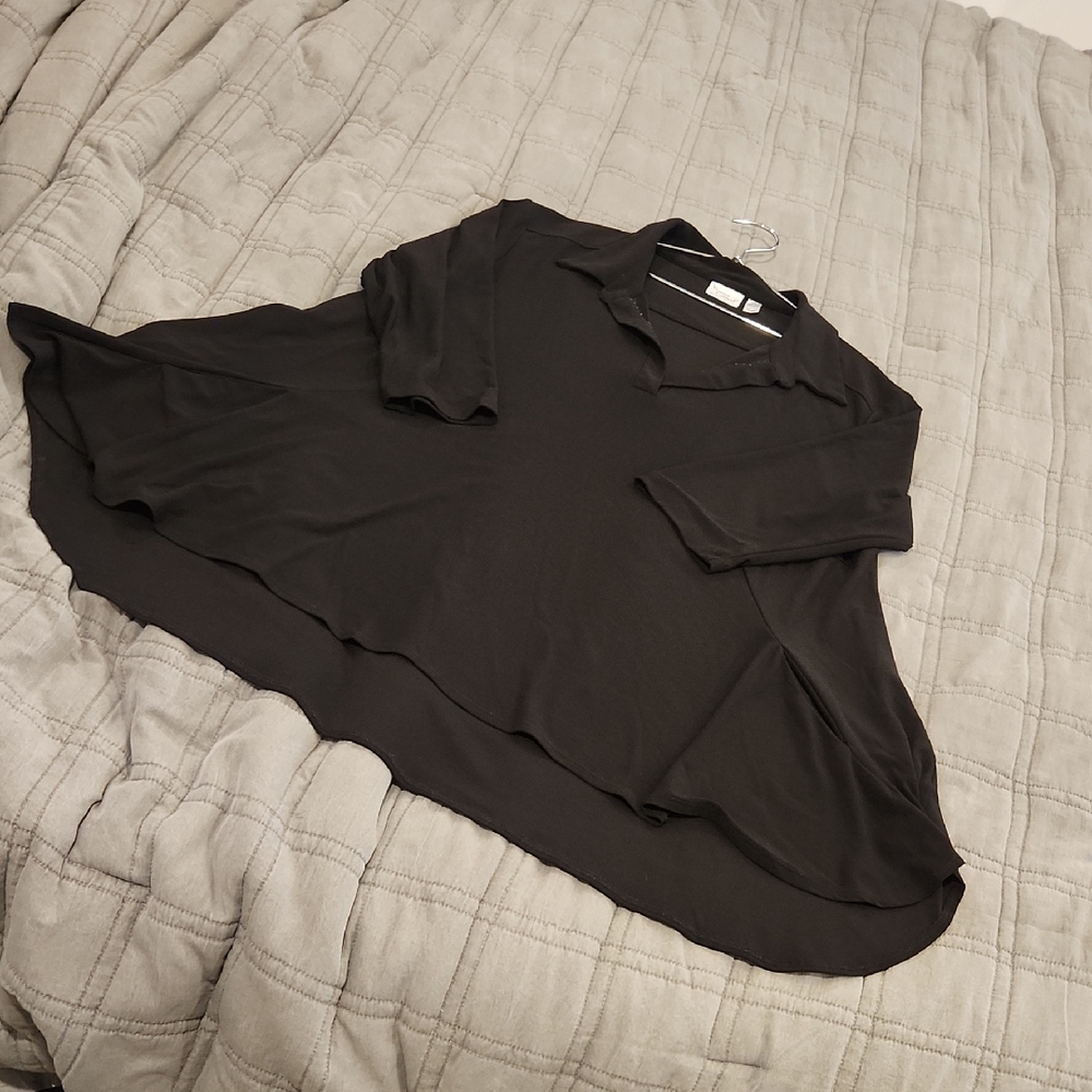 Women with Control Black Tunic Top Size XL-P